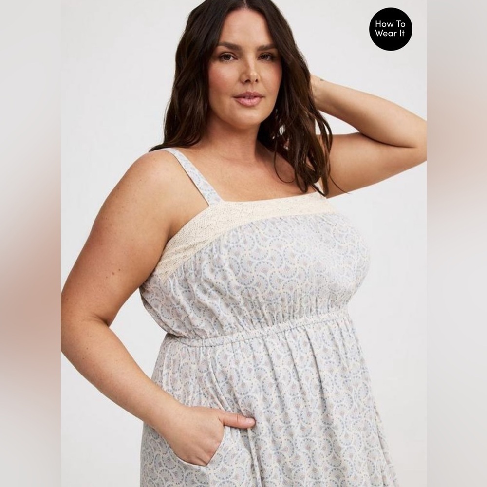 Surplice Princess Ruffle Maxi Dress - Picture 3 of 6